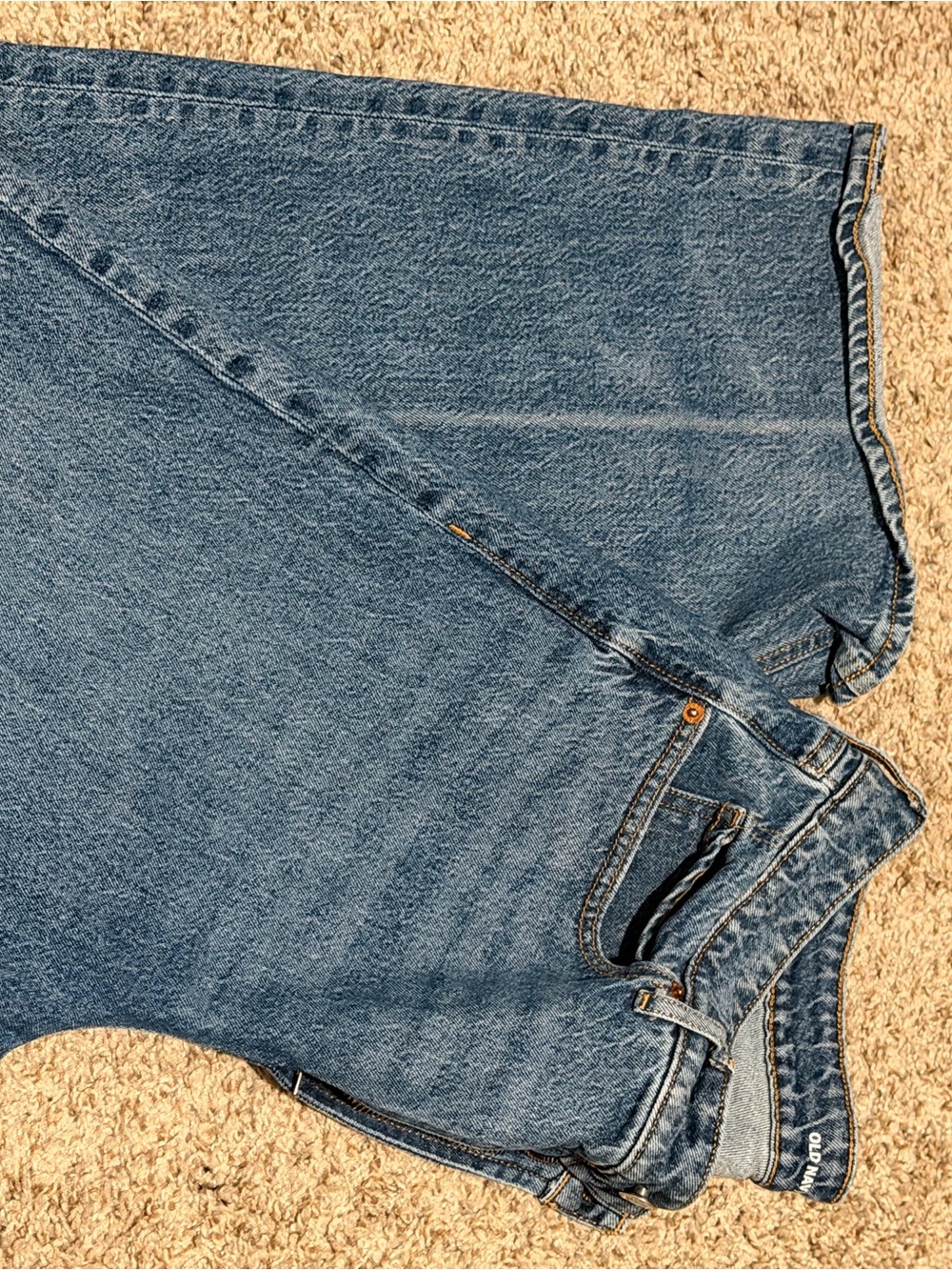 Old Navy Boyfriend Jeans in Medium Blue Denim